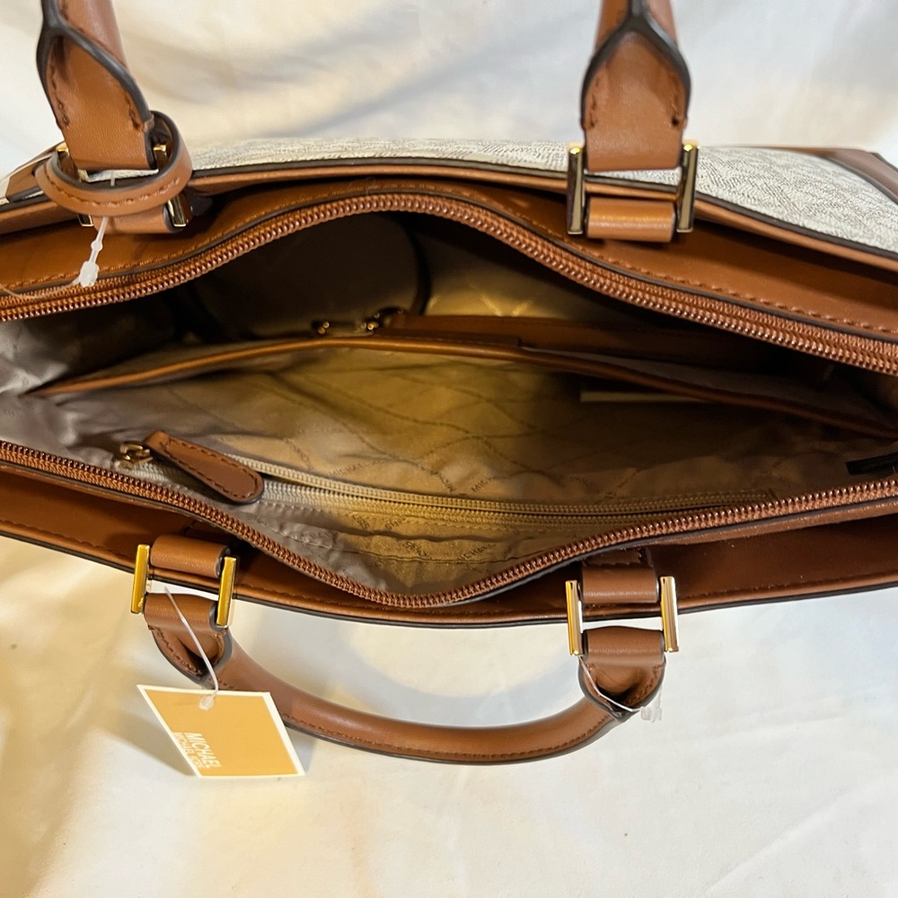 New Michael Kors Bags Michael Kors Jessie Logo Lg Satchel Set - Picture 4 of 4